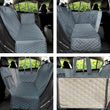 Waterproof Dog Car Seat Cover – Rear Back Hammock Protector with Mesh Window & Safety Belt for Large Dogs, SUVs & Trucks
