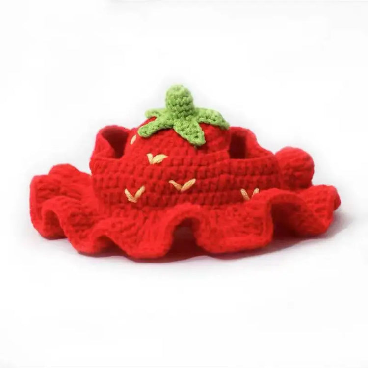 Pet Headgear | Cat and Dog Knitted Hat | Cosplay Props | Pet Headwear | Funny Pet Transformation Clothing