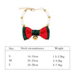 Christmas Pet Dress for Cats & Small Dogs | Red Bow Skirt | Holiday Costume