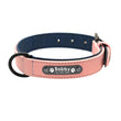 Custom Leather Dog Collar and Leash Set – Personalized, Durable, and Padded for Small to Large Dogs
