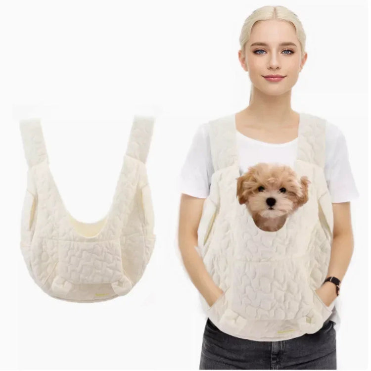 Waterproof Windproof Pet Chest Bag – Breathable Dog and Cat Carrier Backpack for Small Pets