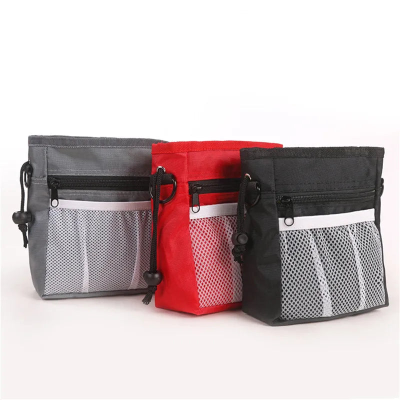 Pet Dog Training Treat Pouch – Snack Food Waist & Crossbody Bag for Walking