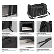 Airline Approved Soft-Side Pet Carrier Bag for Small Dogs and Cats – Breathable, Lightweight Travel Backpack