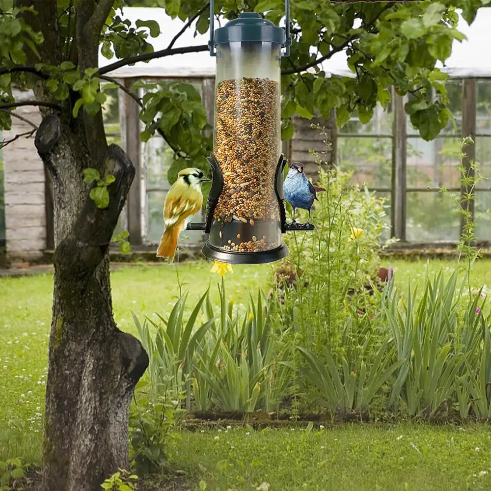 Bird Seed Feeder | Hanging Bird Feeder | Wild Bird Seed Feeder | Garden Paddock Bird Feeding Tool | Pet Supplies For Small Birds