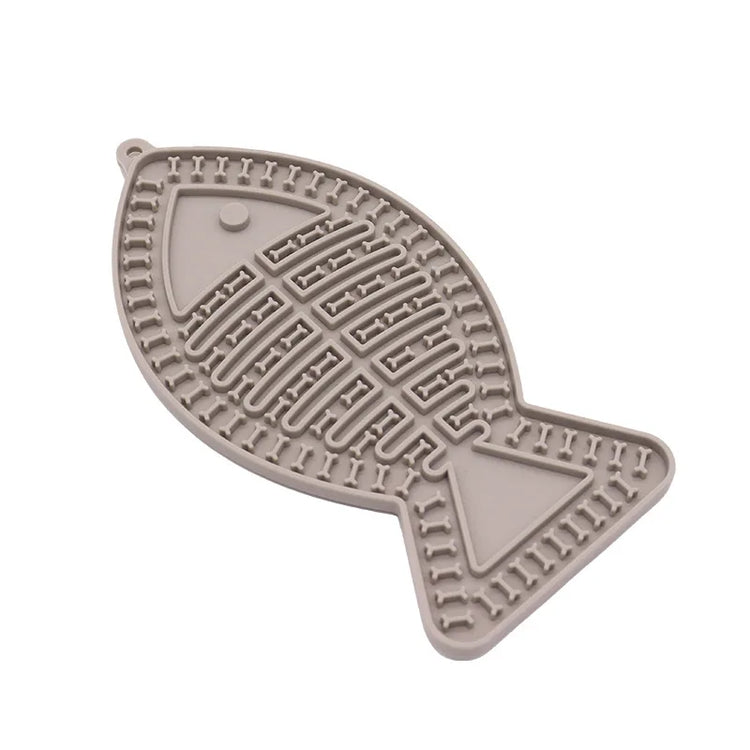 Silicone Pet Licking Mat for Cats/Dogs | Anti-Choking Slow Food Bowl | Bath Distraction Plate | Pet Supplies Cutlery