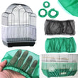 Bird Cage Seed Catcher Cover | Mesh Skirt Dust Guard | Easy-Clean Nylon Net for Parrot Cages | 2 Sizes M/L