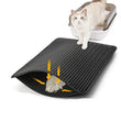 Cat Litter Mat - Double Layer | Cat Litter Box Waterproof Mat | Non-slip Sand Cat Pad | Foldable Washable Mat | Pet Clean Supplies