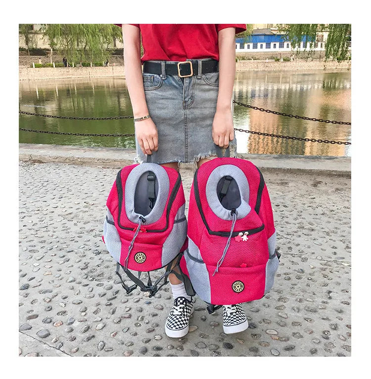 Dog Carrier Backpack – Breathable, Comfortable Pet Travel Bag for Small and Medium Dogs