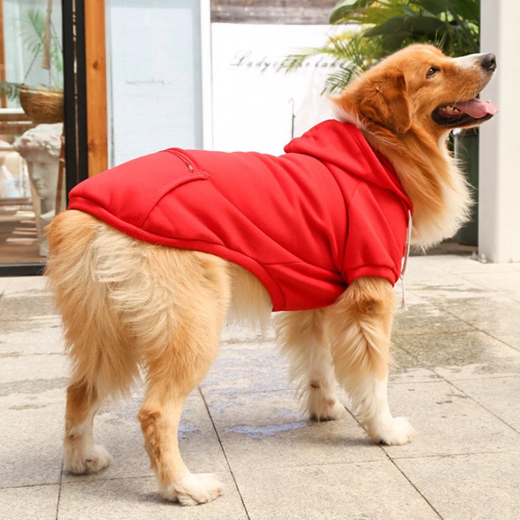 Winter Pet Clothes Dog Warm Hoodies Thermal Big Dog Coat Puppy Clothing For Small Medium Dogs Puppy Vest Jacket With Pockets