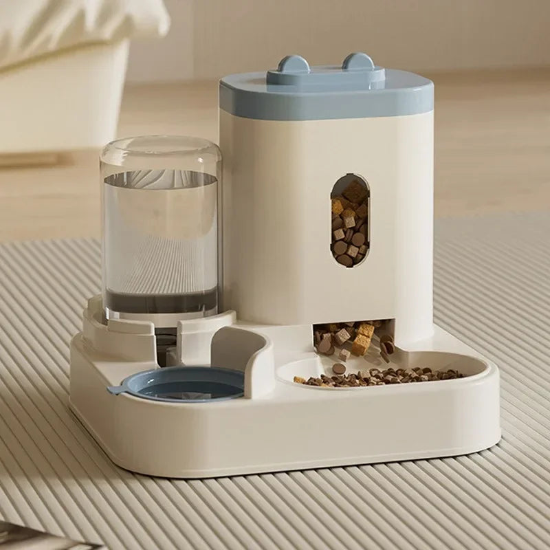 Automatic Pet Feeder with Water Dispenser | 2-in-1 Food & Water Station | For Cats & Small Dogs