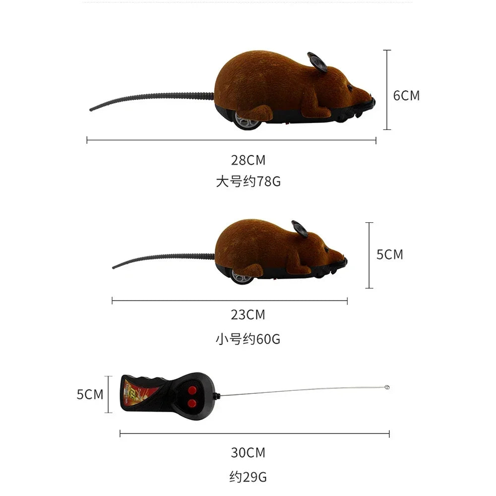 Rat Funny Cat Toy | Remote Control | Wireless Controlled Toy Rat | Interactive Toys | Cat Teaser Toy | Pet Supplies