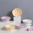 Cat Food Bowl | Ceramic Elevated | Cats/Small Dogs | Slow Feed Bowls | Anti-Choking Eating Feeders | Anti-Gulping Puppy Supplies