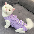 Cat Surgery Recovery Suit | Post-Op Onesie for Cats | E-Collar Alternative for Wound Protection