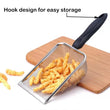 Durable Stainless Steel Litter Scooper | Ergonomic Design | Easy to Clean Cat & Dog Waste Scoop | Heavy-Duty Sleek Pet Tool