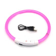 LED Pet Luminous Collar USB Charging Collar for Dogs and Cats