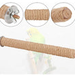 Parrot Pet Standing Stick | Wood Hanging Stand Rack | Toy Sticksstand Branch Perches for Bird Cage | Bar Paw Grinding Clean Toys