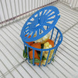 1pcs Bird Parrot Feeder – Cage Hanging Basket for Fruits & Vegetables | Plastic Cage Accessory for Budgies, Parakeets & Small Birds