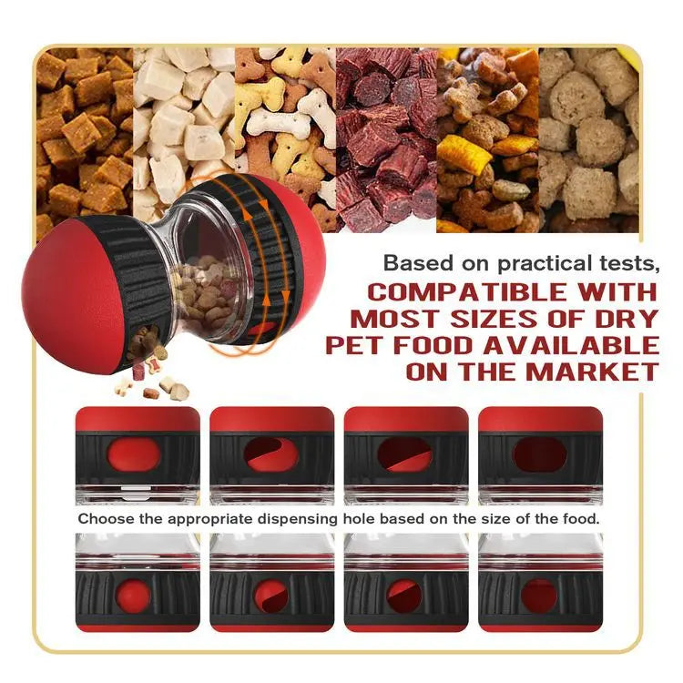 Dog Slow Feeder Training Ball – Interactive Treat Dispensing Toy