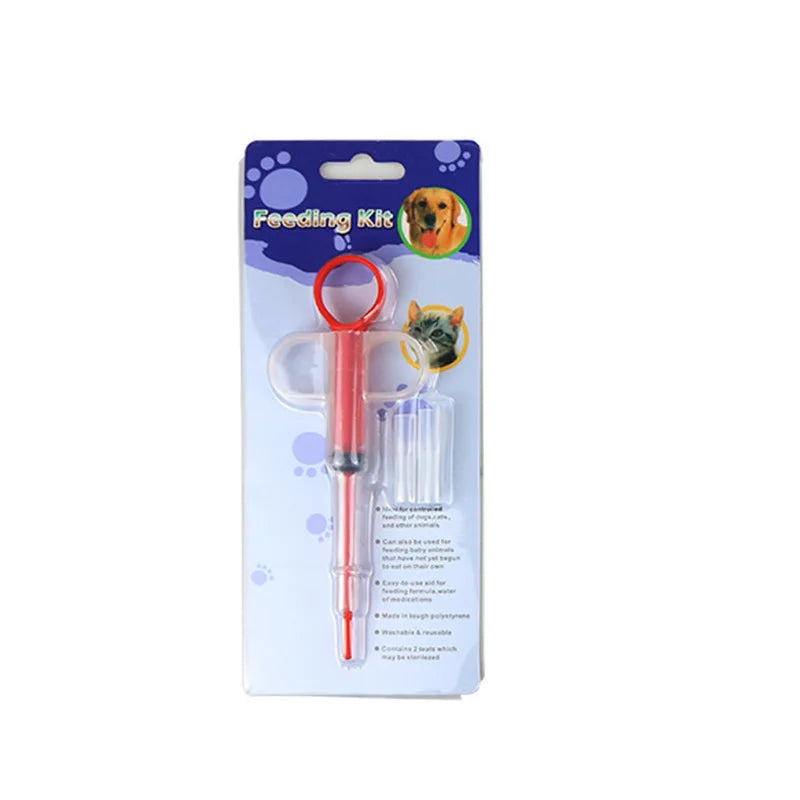Pet Cat Dog Medicine Feeding Stick Kit | Animal Drug Feeder - Veterinary Suppliers