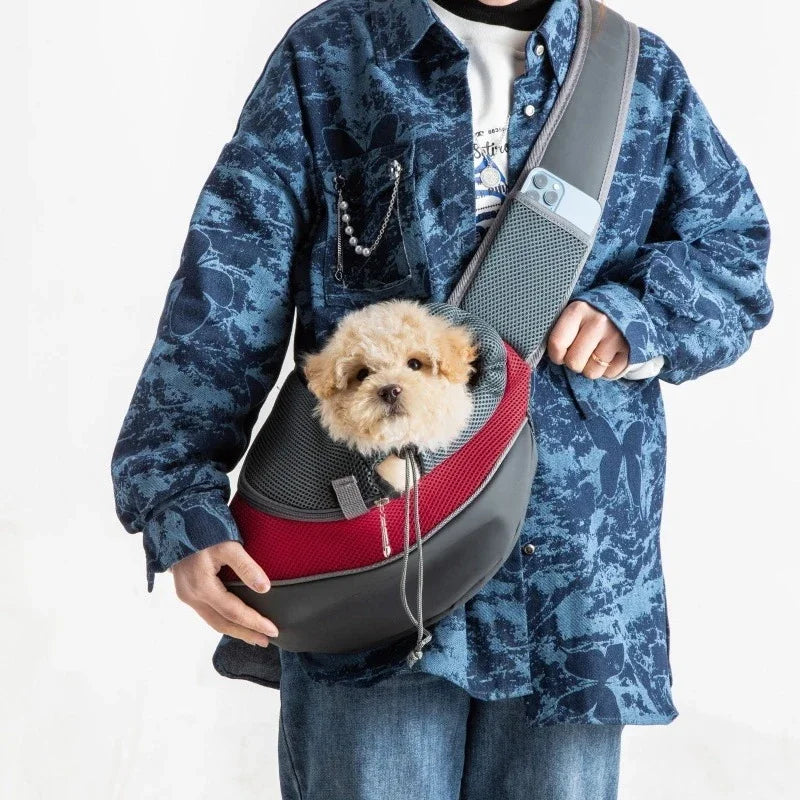 Breathable Pet Carrier Backpack – Travel Tote Shoulder Bag for Cats and Medium Dogs