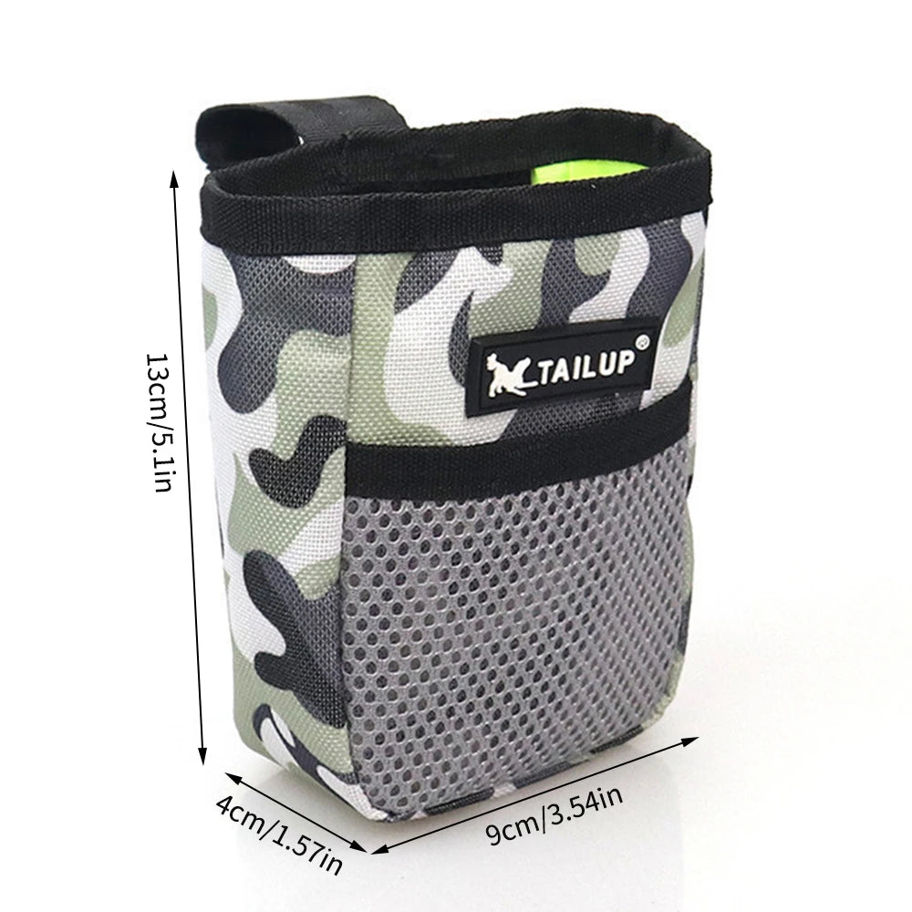 Pet Training Treat Bag – Compact, Hands-Free Snack Pouch for Outdoor Walks & Agility Training
