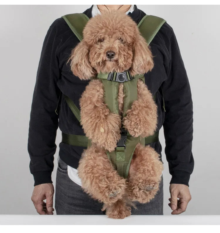 Chest Pet Bag Large Dog Backpack – Convenient and Comfortable Carrier for Medium Breeds