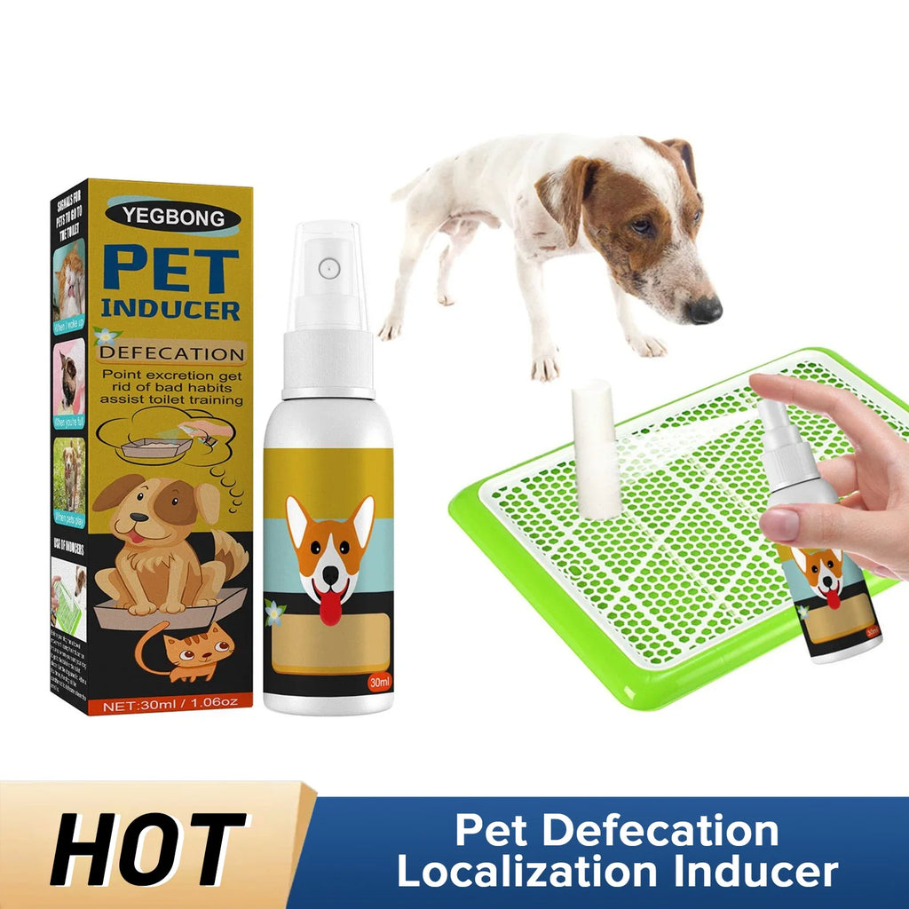 Dog & Cat Potty Training Spray – Pet Toilet Training Aid for Puppies, Kittens & Indoor/Outdoor Use