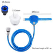 Pet Shower Sprayer with Massage Brush – 2.5M Hose, Indoor & Outdoor Use for Dogs and Cats