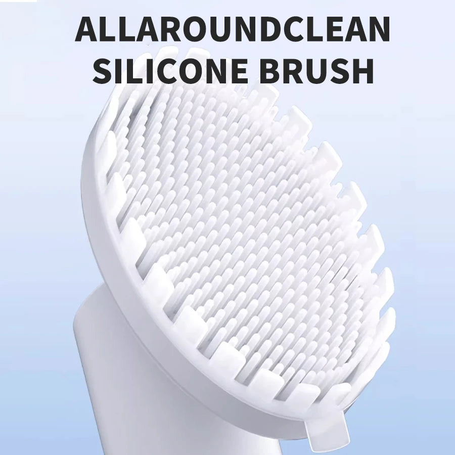 Dog & Cat Paw Cleaner Foam with Silicone Brush – No-Rinse Waterless Paw Washer