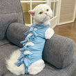 Cat Surgery Recovery Suit | Post-Op Onesie for Cats | E-Collar Alternative for Wound Protection