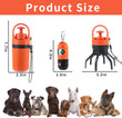 Dog Poop Scooper Set with Claw Picker, Leash Clip, LED Light, and Bag Dispenser