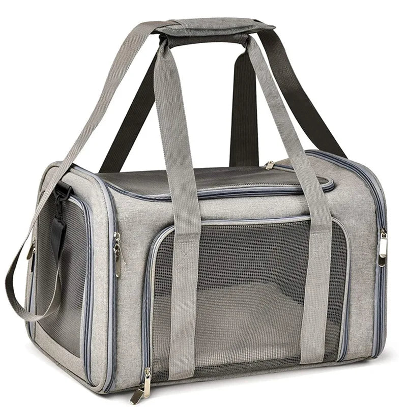 Airline Approved Soft-Sided Pet Carrier Backpack for Small Dogs and Cats