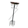 Freestanding Metal Bird Bath with Stake for Outdoor Use | Large Garden Bird Feeder Bowl for Lawns, Patios & Yards
