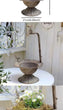 Outdoor Garden Bird Bath Spa With Metal Faucet Flowerpot bathtub Garden Decoration Basin Gardening Groceries Bird Basin