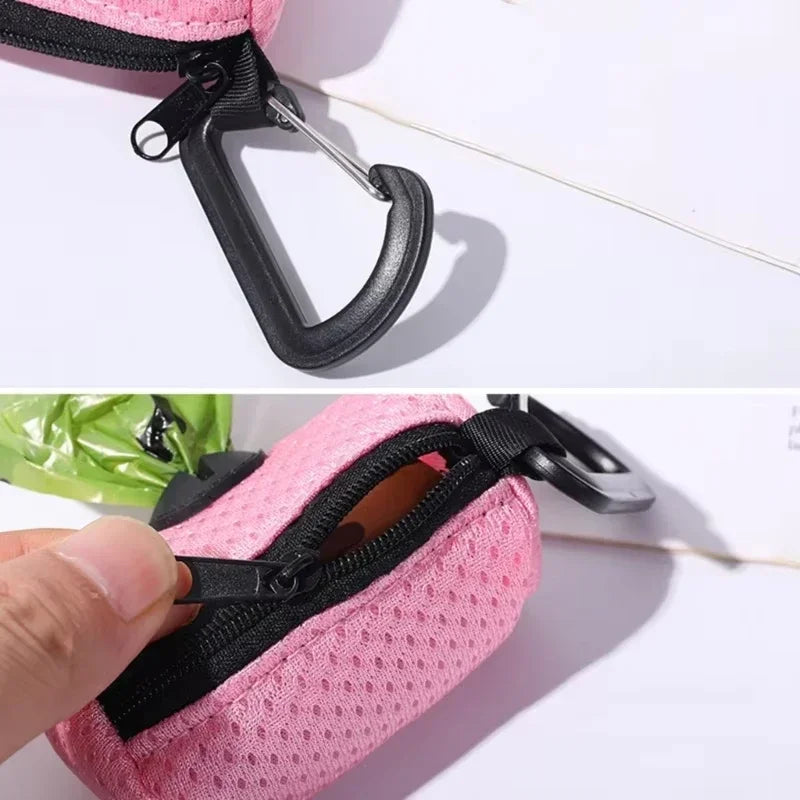 Portable Dog Poop Bag Dispenser – Stylish Pet Waste Bag Holder for Clean Walks