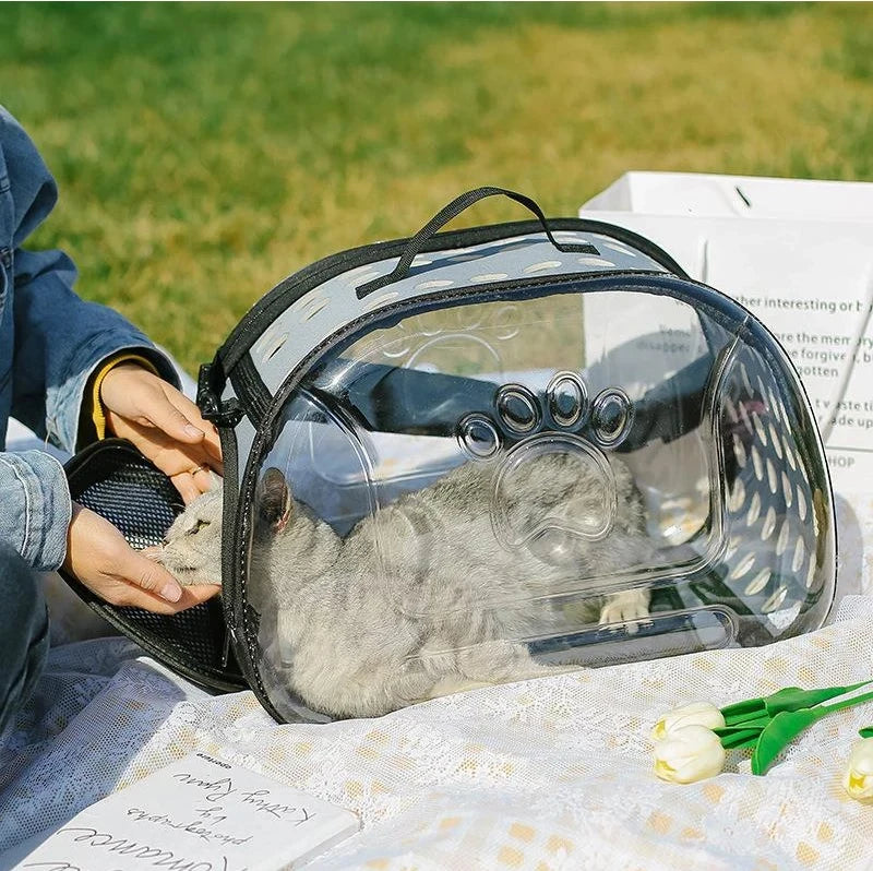 Cat Carrier Bag | Outdoor Pet Shoulder Bag | Portable Travel Carrier for Small Dogs and Cats