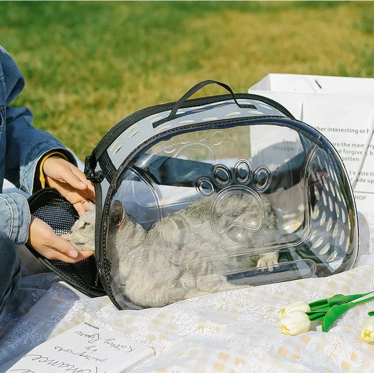 Cat Carrier Bag | Outdoor Pet Shoulder Bag | Portable Travel Carrier for Small Dogs and Cats