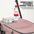 Pet Stroller Dog Cat Carrier | Foldable Lightweight Travel Cart with Storage Basket for Small Pets | Outdoor Walking Shopping Cart