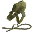Dog Tactical Vest Nylon Outdoor Water-Repellent Dog Clothing Large and Medium-sized Dog Training Vest Harness Traction
