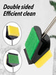 Aquarium Fish Tank Cleaning Brush – Stainless Steel Handle with Non-Slip Grip for Glass & Plants