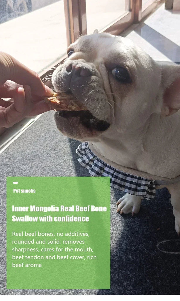 New Dog Snacks Food Tooth Cleaning Bones Low Temperature Baking Crispy Not Hurt Stomach Low Moisture High Protein Pet Snacks