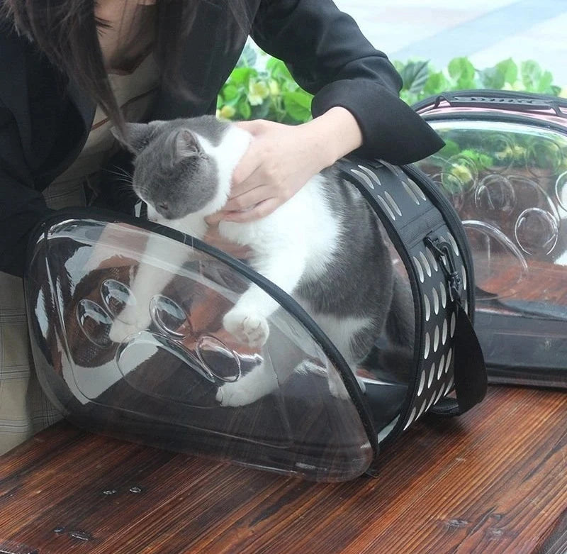 Cat Carrier Bag | Outdoor Pet Shoulder Bag | Portable Travel Carrier for Small Dogs and Cats