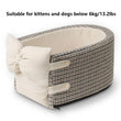 Central Console Dog Car Seat Bed – Portable Pet Carrier for Small Dogs & Cats, Travel Safety Seat