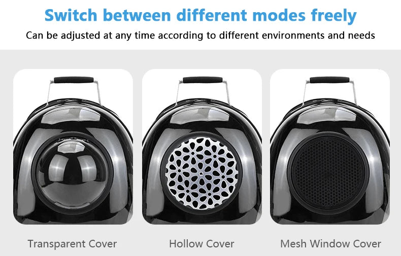 Cat Carrier Bag | Outdoor Pet Shoulder Bag | Carriers Backpack | Breathable Portable Travel Transparent Bag | For Small Dogs Cats