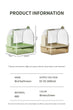 Smart Sensor Bird Bathtub – Automatic Electric Hanging Shower Box | Clear Parrot Bath with Hooks
