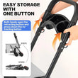 Pet Stroller Dog Cat Carrier | Foldable Lightweight Travel Cart with Storage Basket for Small Pets | Outdoor Walking Shopping Cart