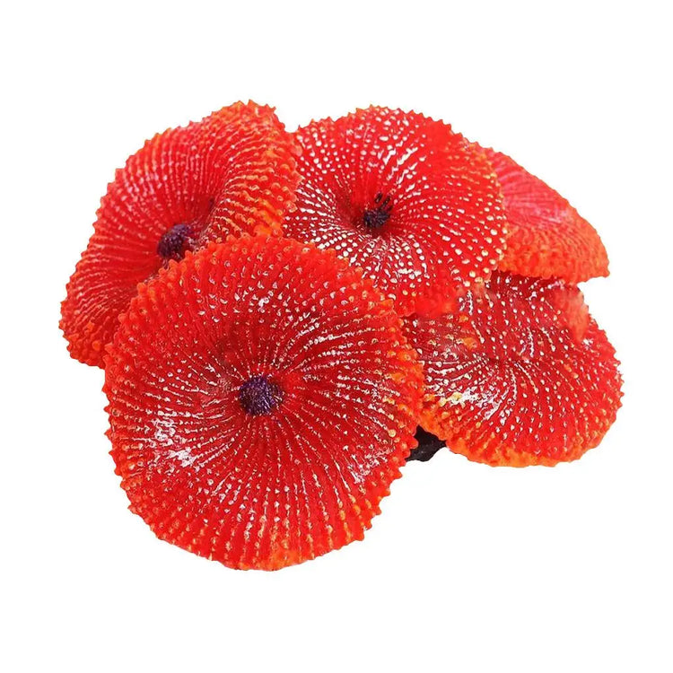 Aquarium Artificial Coral Ornament – Vivid Soft Silicone Simulation Coral Decoration for Fish Tank