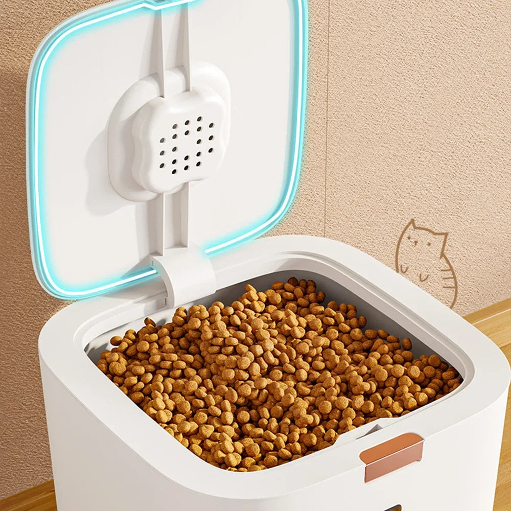 Large Pet Food Storage Barrel – Airtight & Moisture-Proof Container for Dog, Cat & Small Animal Food