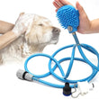 Pet Shower Sprayer with Massage Brush – 2.5M Hose, Indoor & Outdoor Use for Dogs and Cats