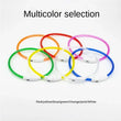 USB Rechargeable LED Luminous Dog Collar – Safety Glowing Night Collar with 3 Light Modes
